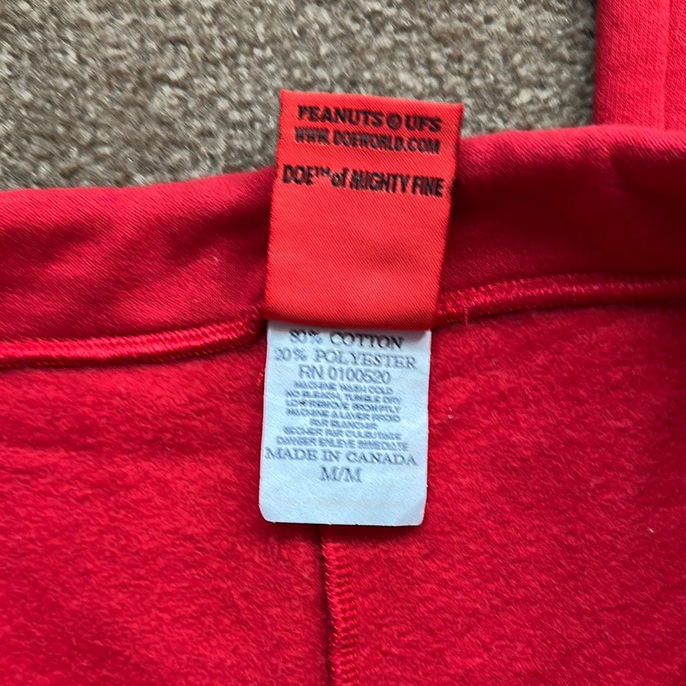 Red Snoopy Hoodie & Matching Pants - Picture 8 of 10